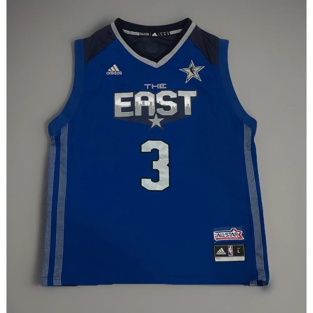 Dwyane Wade #3 2011 East All-Star Basketball Jersey Adidas Heat NBA Size‎ Large